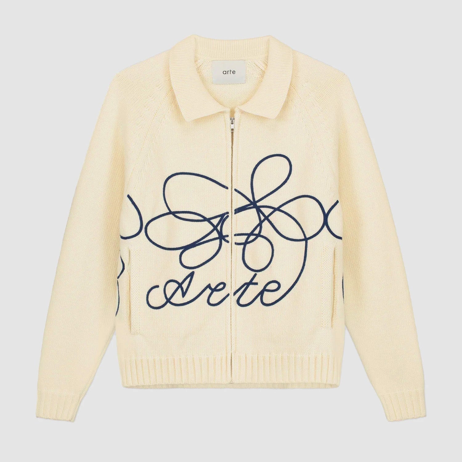 Pull en maille Arte Antwerp avec logo en fleuri