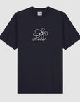 T-shirt brodé de fleurs